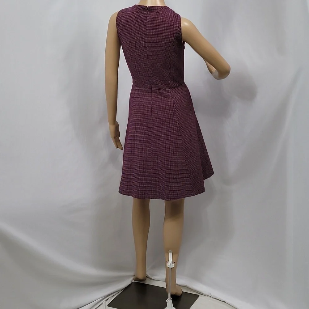 Gal Meets Glam Polka-dot Meg Jacquard Sleeveless Dress